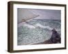 The Man at the Tiller, 1892-Théo van Rysselberghe-Framed Giclee Print