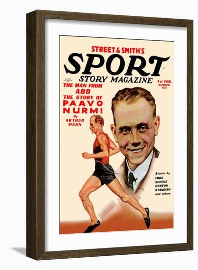 The Man from Abo; the Story of Paavo Nurmi-null-Framed Art Print