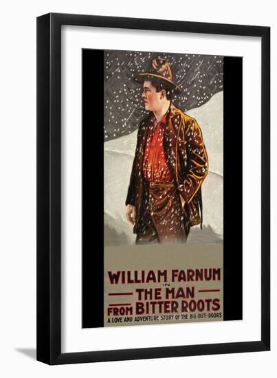 The Man from Bitter Roots-null-Framed Art Print
