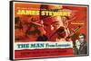 The Man From Laramie, UK Movie Poster, 1955-null-Framed Stretched Canvas