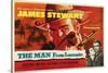 The Man From Laramie, UK Movie Poster, 1955-null-Stretched Canvas