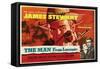 The Man From Laramie, UK Movie Poster, 1955-null-Framed Stretched Canvas