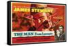 The Man From Laramie, UK Movie Poster, 1955-null-Framed Stretched Canvas