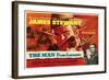 The Man From Laramie, UK Movie Poster, 1955-null-Framed Art Print