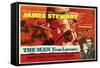 The Man From Laramie, UK Movie Poster, 1955-null-Framed Stretched Canvas