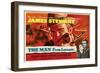 The Man From Laramie, UK Movie Poster, 1955-null-Framed Art Print