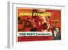 The Man From Laramie, UK Movie Poster, 1955-null-Framed Art Print