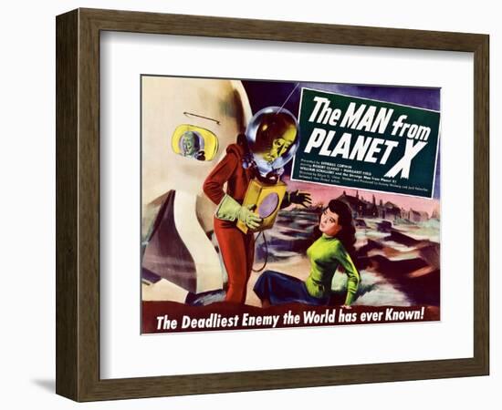 The Man From Planet X, 1951-null-Framed Art Print