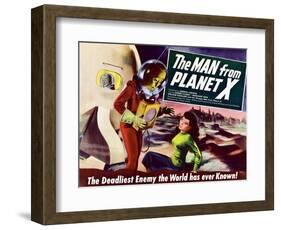 The Man From Planet X, 1951-null-Framed Art Print