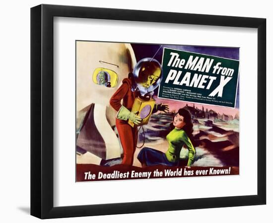 The Man From Planet X, 1951-null-Framed Art Print