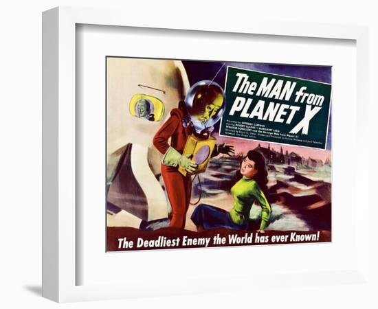 The Man From Planet X, 1951-null-Framed Art Print