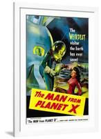 The Man From Planet X, Pat Goldin (As the Title Character), Margaret Field (Girl On Right), 1951-null-Framed Art Print