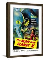 The Man From Planet X, Pat Goldin (As the Title Character), Margaret Field (Girl On Right), 1951-null-Framed Art Print