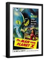 The Man From Planet X, Pat Goldin (As the Title Character), Margaret Field (Girl On Right), 1951-null-Framed Art Print