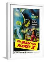 The Man From Planet X, Pat Goldin (As the Title Character), Margaret Field (Girl On Right), 1951-null-Framed Art Print