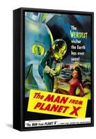 The Man From Planet X, Pat Goldin (As the Title Character), Margaret Field (Girl On Right), 1951-null-Framed Stretched Canvas