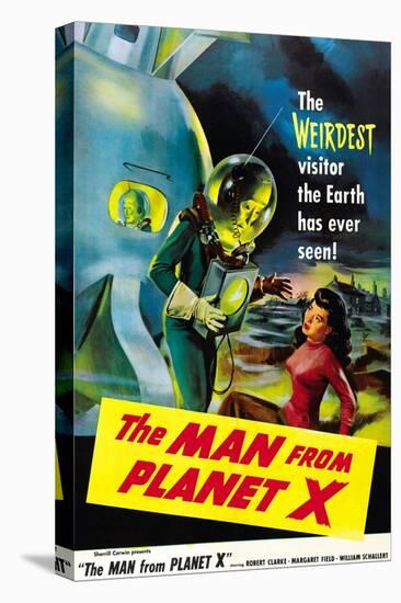The Man From Planet X, Pat Goldin (As the Title Character), Margaret Field (Girl On Right), 1951-null-Stretched Canvas