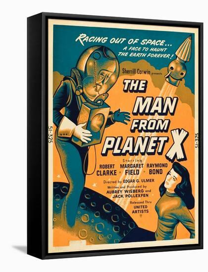 The Man From Planet X, Pat Goldin, Margaret Field, 1951-null-Framed Stretched Canvas