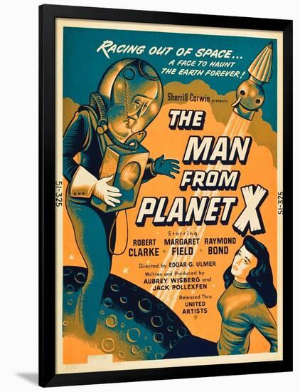 The Man From Planet X, Pat Goldin, Margaret Field, 1951-null-Framed Art Print