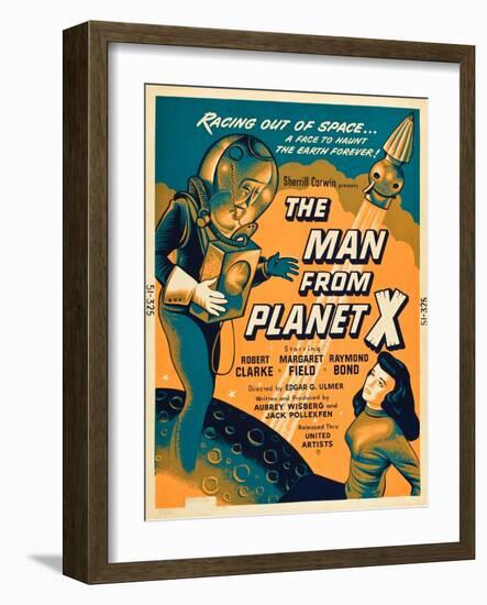 The Man From Planet X, Pat Goldin, Margaret Field, 1951-null-Framed Art Print