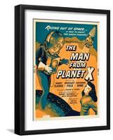 The Man From Planet X, Pat Goldin, Margaret Field, 1951-null-Framed Art Print