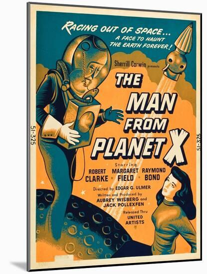 The Man From Planet X, Pat Goldin, Margaret Field, 1951-null-Mounted Art Print