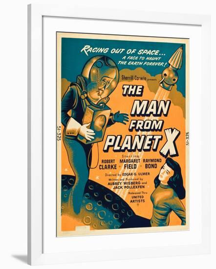 The Man From Planet X, Pat Goldin, Margaret Field, 1951-null-Framed Art Print