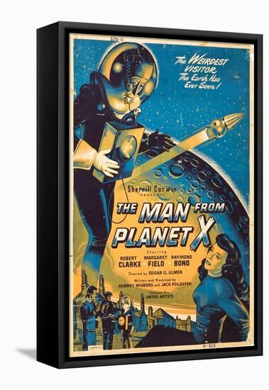 The Man From The Planet X, Pat Goldin, Margaret Field, 1951-null-Framed Stretched Canvas