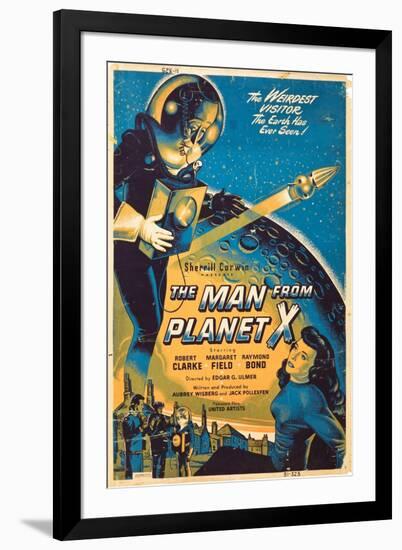 The Man From The Planet X, Pat Goldin, Margaret Field, 1951-null-Framed Art Print