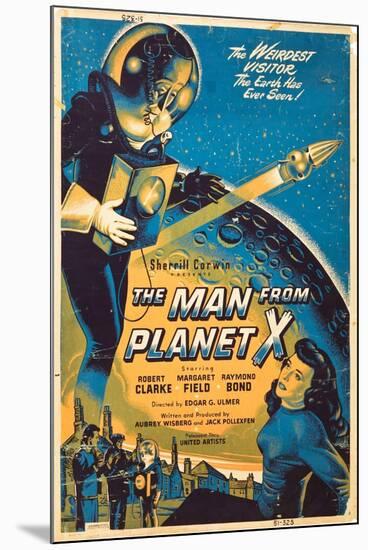 The Man From The Planet X, Pat Goldin, Margaret Field, 1951-null-Mounted Art Print