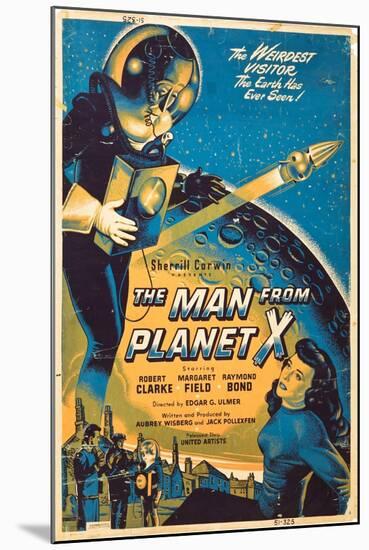 The Man From The Planet X, Pat Goldin, Margaret Field, 1951-null-Mounted Art Print