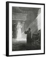 The Man in the Iron Mask, 19th Century-Tony Robert-fleury-Framed Giclee Print