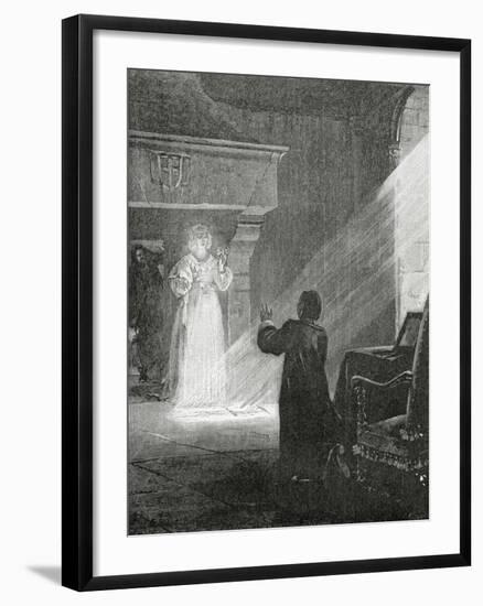 The Man in the Iron Mask, 19th Century-Tony Robert-fleury-Framed Giclee Print