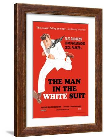 The Man in the White suit Wall art. old Ealing Comedy Reproduction poster 