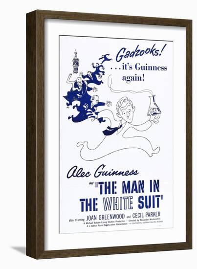 The Man in the White Suit-null-Framed Art Print