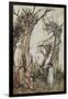 The Man in the Wilderness-Arthur Rackham-Framed Giclee Print