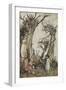 The Man in the Wilderness-Arthur Rackham-Framed Giclee Print