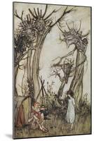 The Man in the Wilderness-Arthur Rackham-Mounted Giclee Print