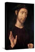 The Man of Sorrows Blessing, 1480-1490-Hans Memling-Stretched Canvas