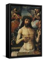 The Man of Sorrows-Jacob Cornelisz van Oostsanen-Framed Stretched Canvas