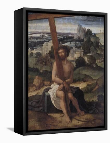 The Man of Sorrows-Adriaen Isenbrant-Framed Stretched Canvas