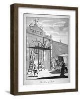 The Man of Taste, 1731-William Hogarth-Framed Giclee Print