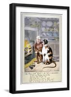 The Man of the Woods and the Cat-O'-Mountain, 1821-Theodore Lane-Framed Giclee Print