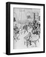 The Man We Would Like to Strangle-Aurthur Watts-Framed Art Print