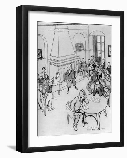 The Man We Would Like to Strangle-Aurthur Watts-Framed Art Print