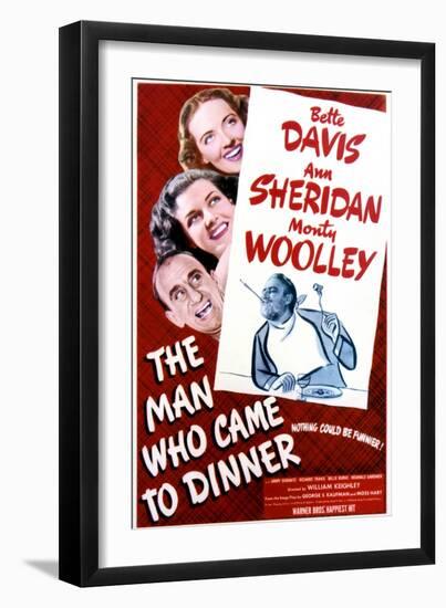 The Man Who Came to Dinner - Movie Poster Reproduction-null-Framed Photo