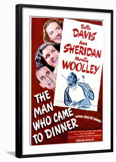 The Man Who Came to Dinner - Movie Poster Reproduction-null-Framed Photo