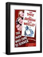 The Man Who Came to Dinner - Movie Poster Reproduction-null-Framed Photo