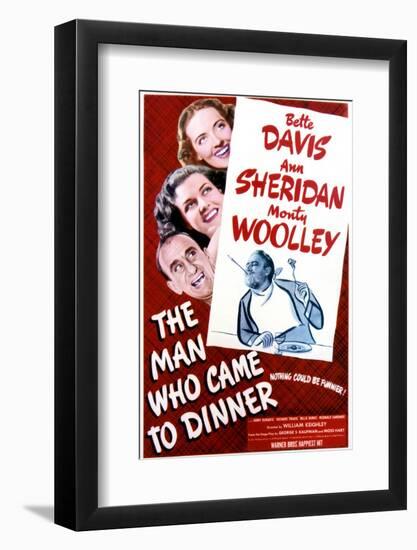 The Man Who Came to Dinner - Movie Poster Reproduction-null-Framed Photo