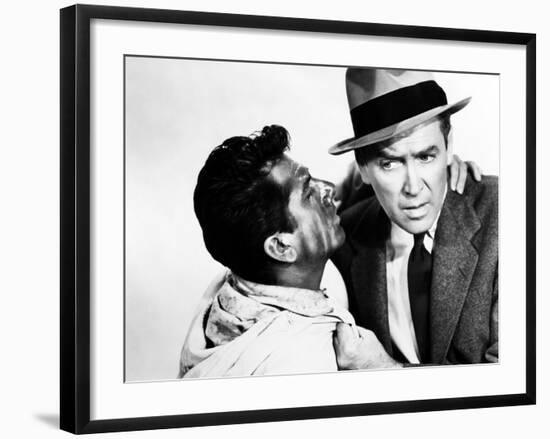 The Man Who Knew Too Much, Daniel Gelin, James Stewart, 1956-null-Framed Photo